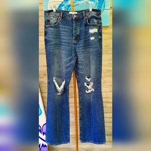 EUC KanCan Lydia Ultra High Rise 90's Flare Denim Size 13/30